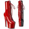 Pleaser - ADORE1040TT Bottes de plateforme, Pole dance chaussures - Rouge/Noir Product image